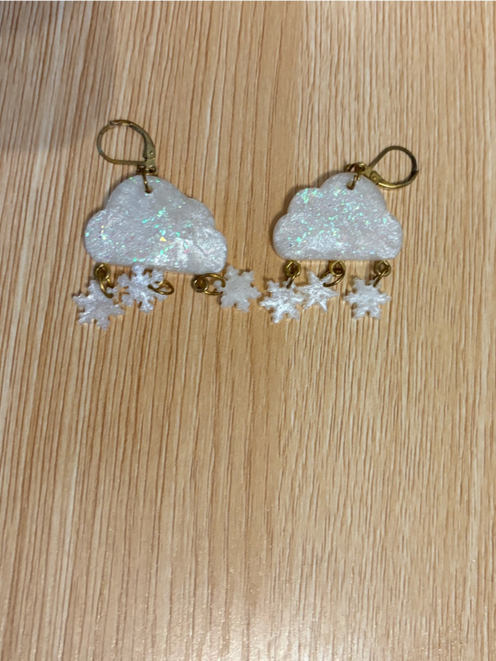 Snowflake Cloud earrings